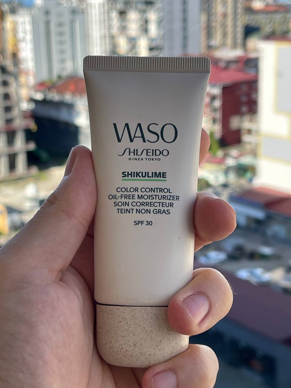Увлажняющий крем-гель Shiseido Waso Shikulime Color Control SPF 30, 50 мл