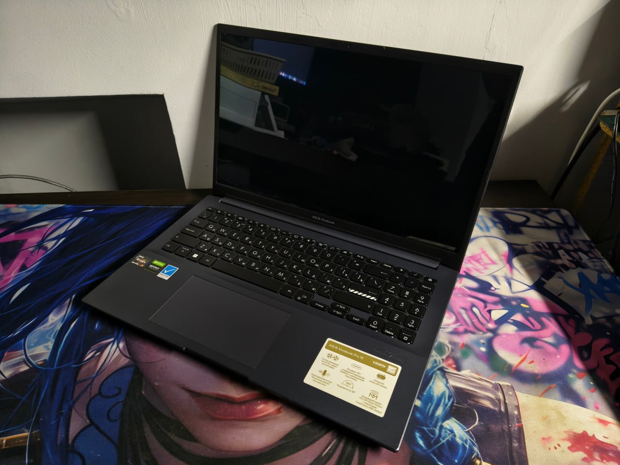 Ноутбук ASUS VivoBook Pro 15 OLED, Ryzen 7 5800H, RTX 3050, 16GB, 512GB