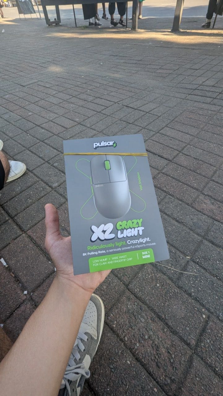 Pulsar X2 Crazylight Mini игровая мышь