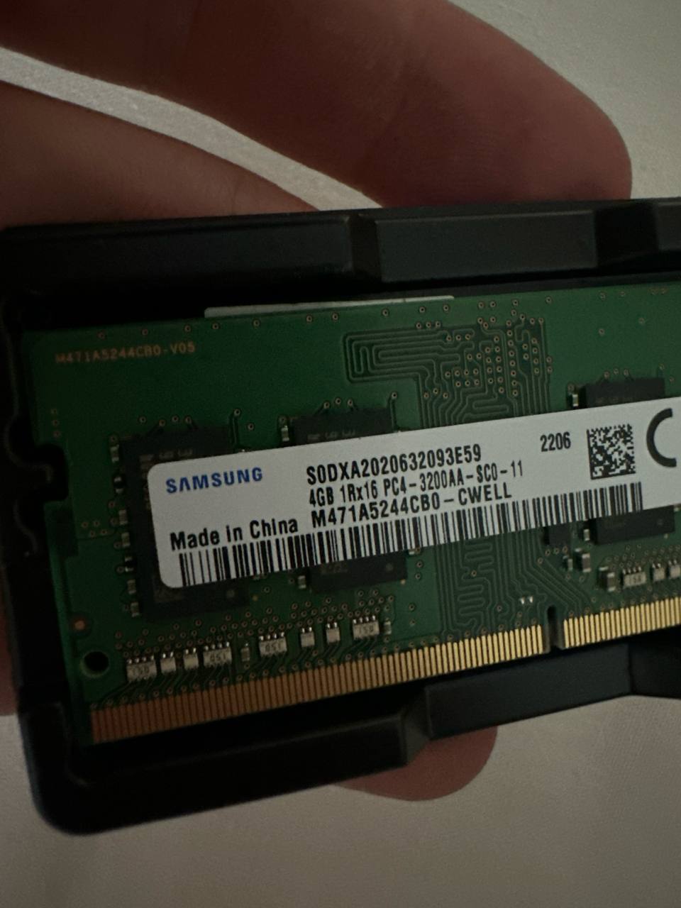 Оперативная память Samsung 4 ГБ DDR4 3200 SODIMM