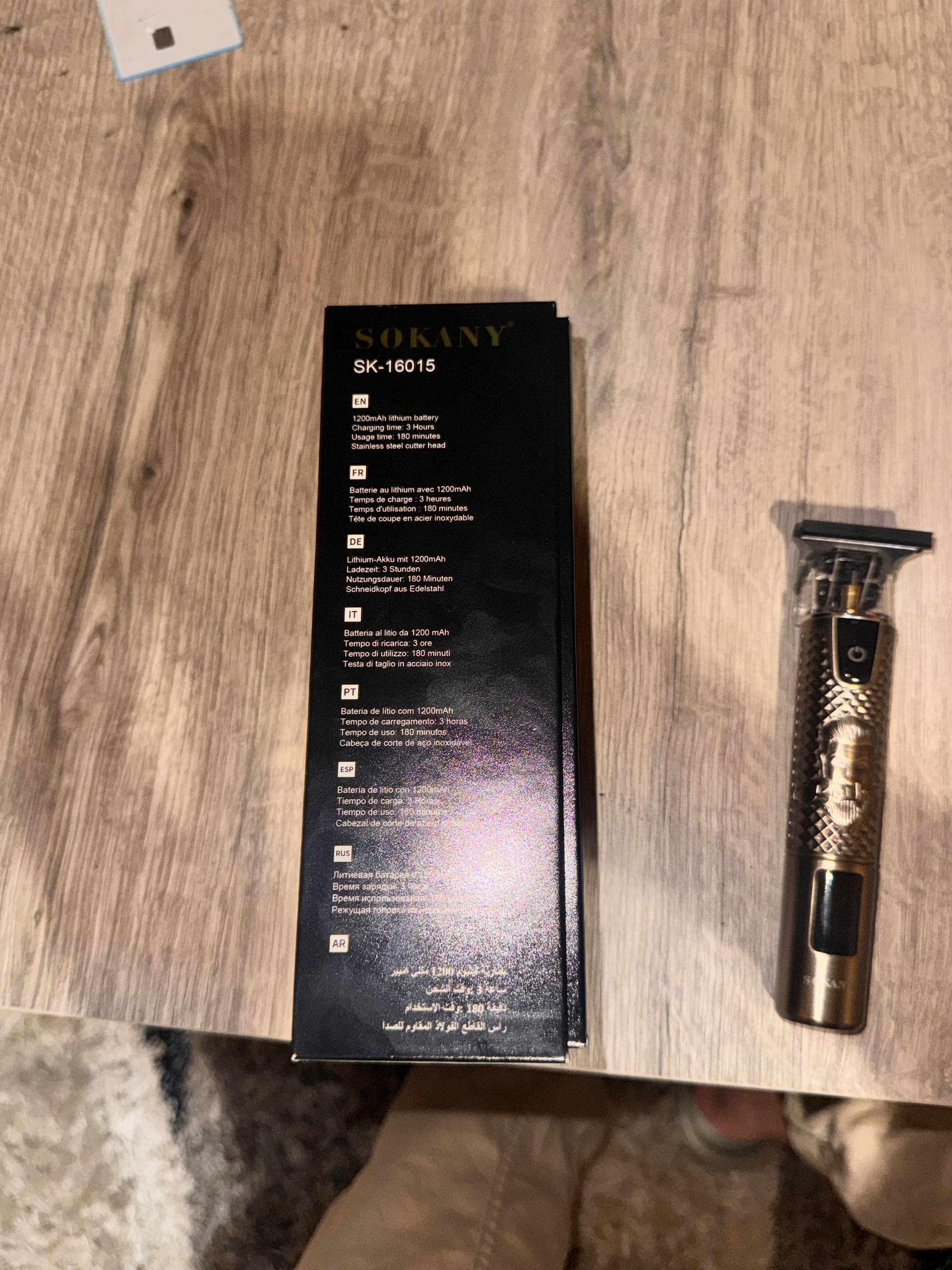 Машинка для стрижки SOKANY Barber Clipper