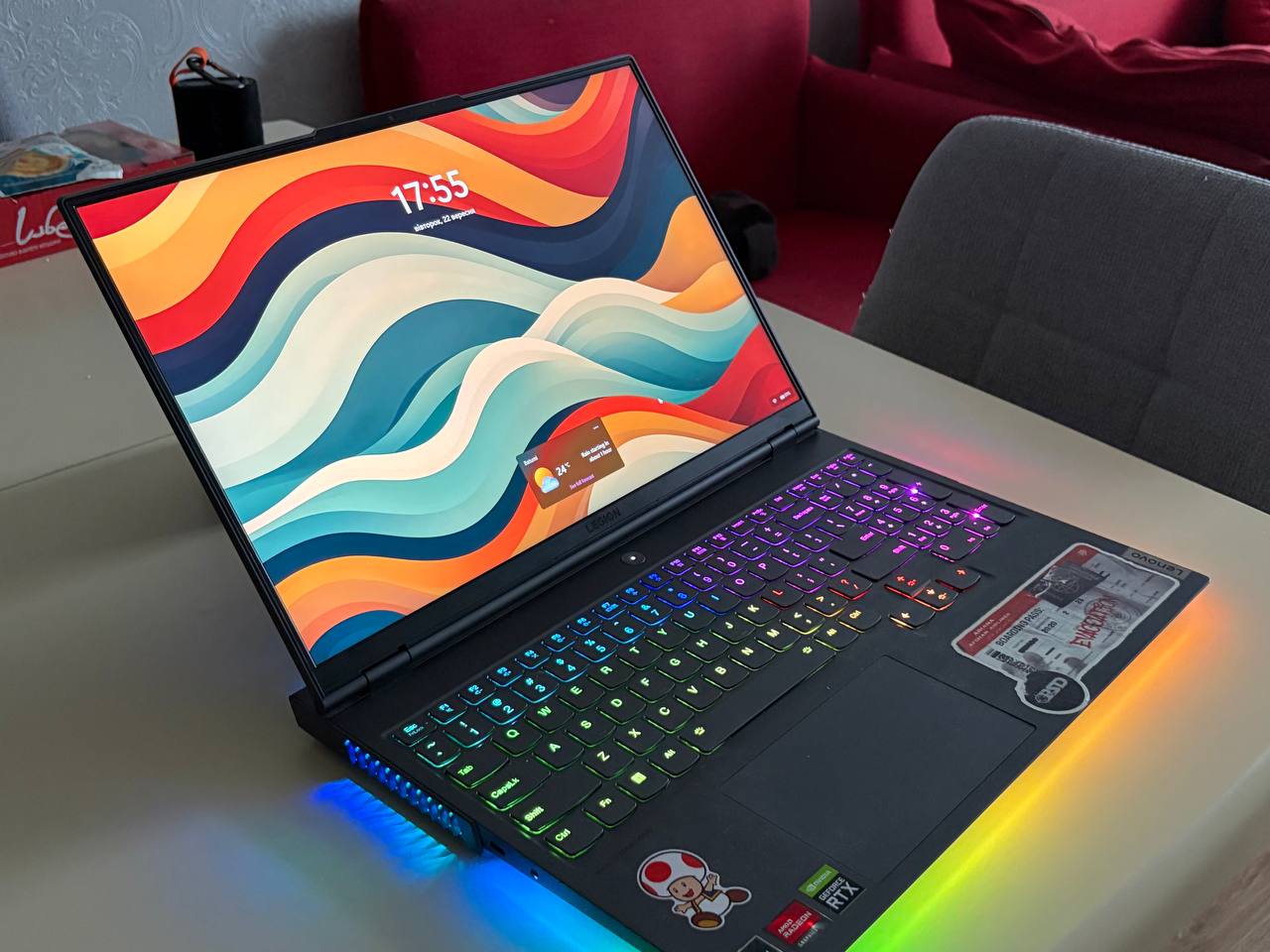 Ноутбук Lenovo Legion 7 (RTX 3070, Ryzen 7 5800, 16GB RAM, 2TB)