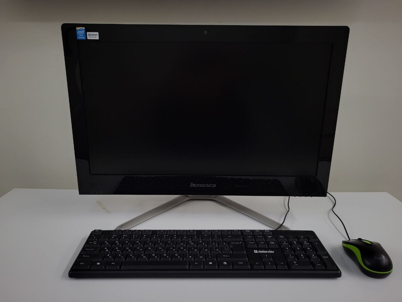 Моноблок Lenovo C440 + клавиатура Defender + мышь Smartbuy