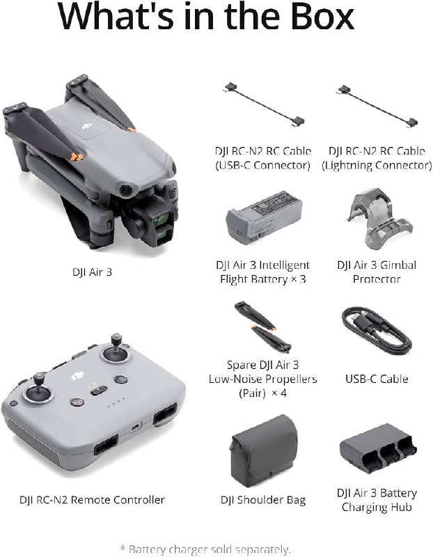 DJI Air 3 Fly More Combo (пульт DJI RC-N2)