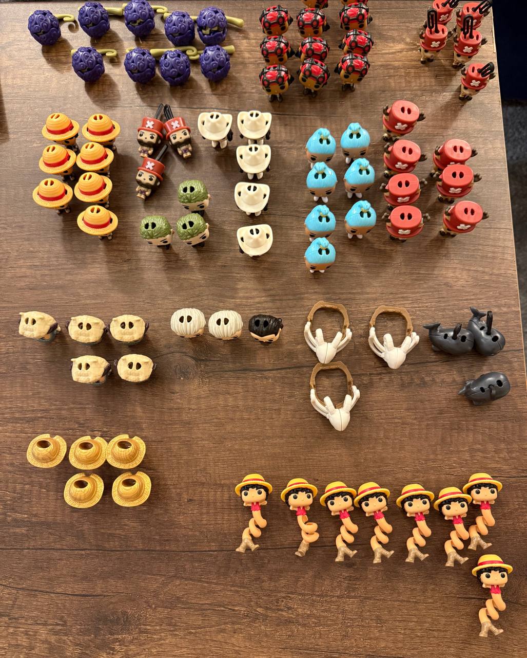 Игрушки Kinder Joy x One Piece (обычные)