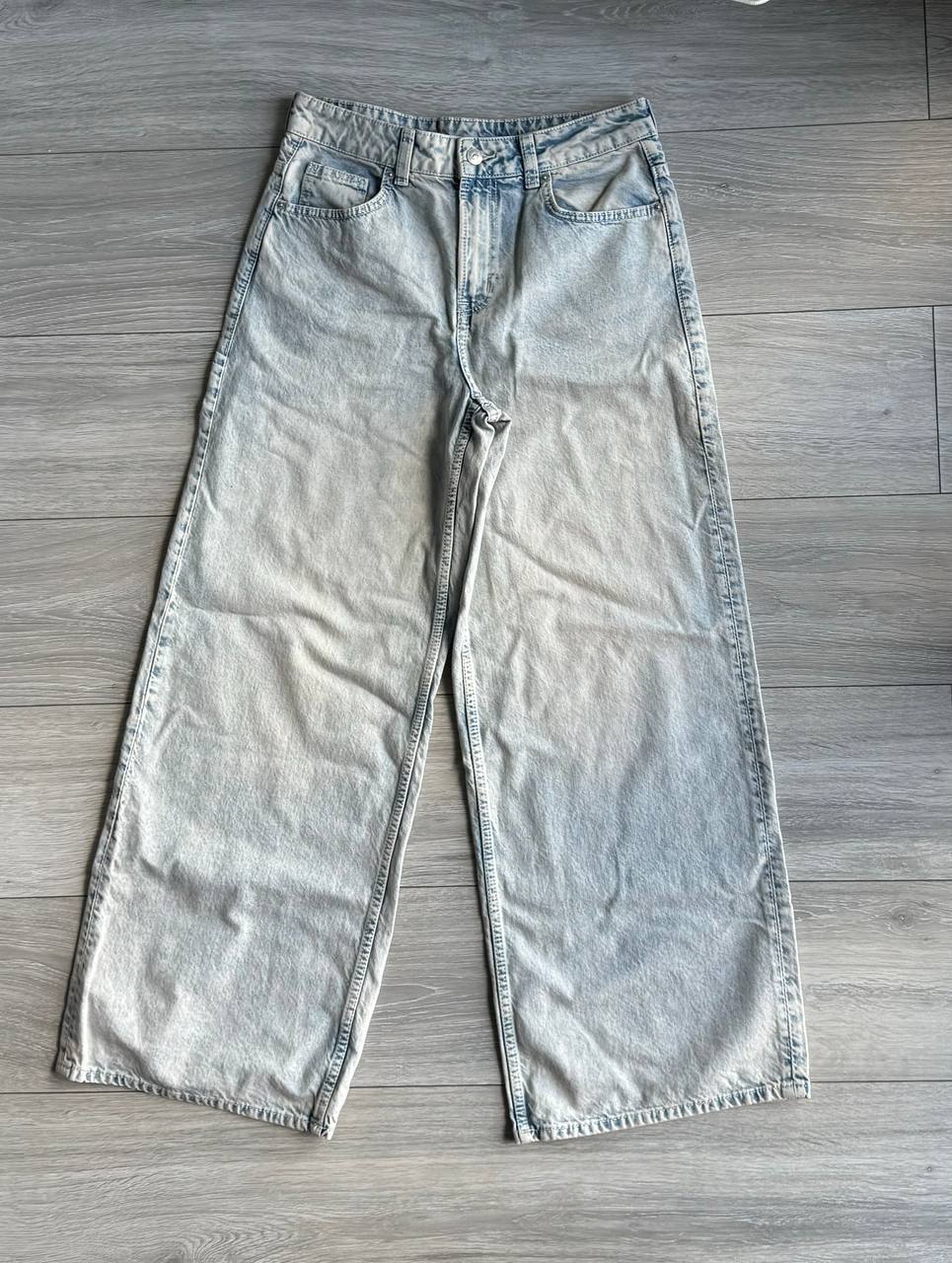 Джинсы H&M широкие, размер EUR 36/165 см