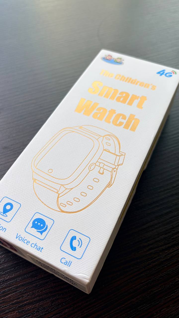 Детские смарт-часы 4G (розовые)