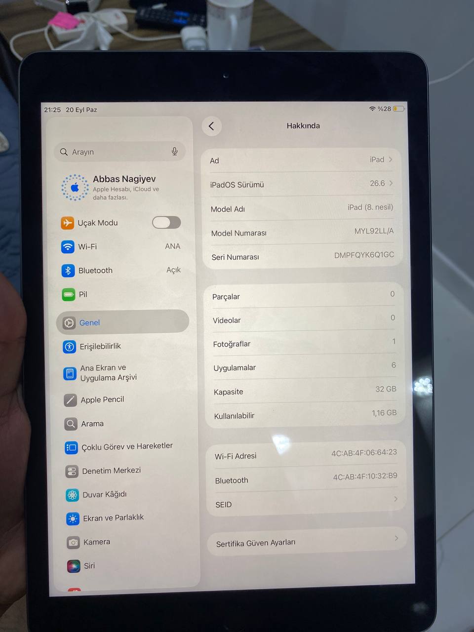 Apple iPad 8 (8th Gen) 32GB