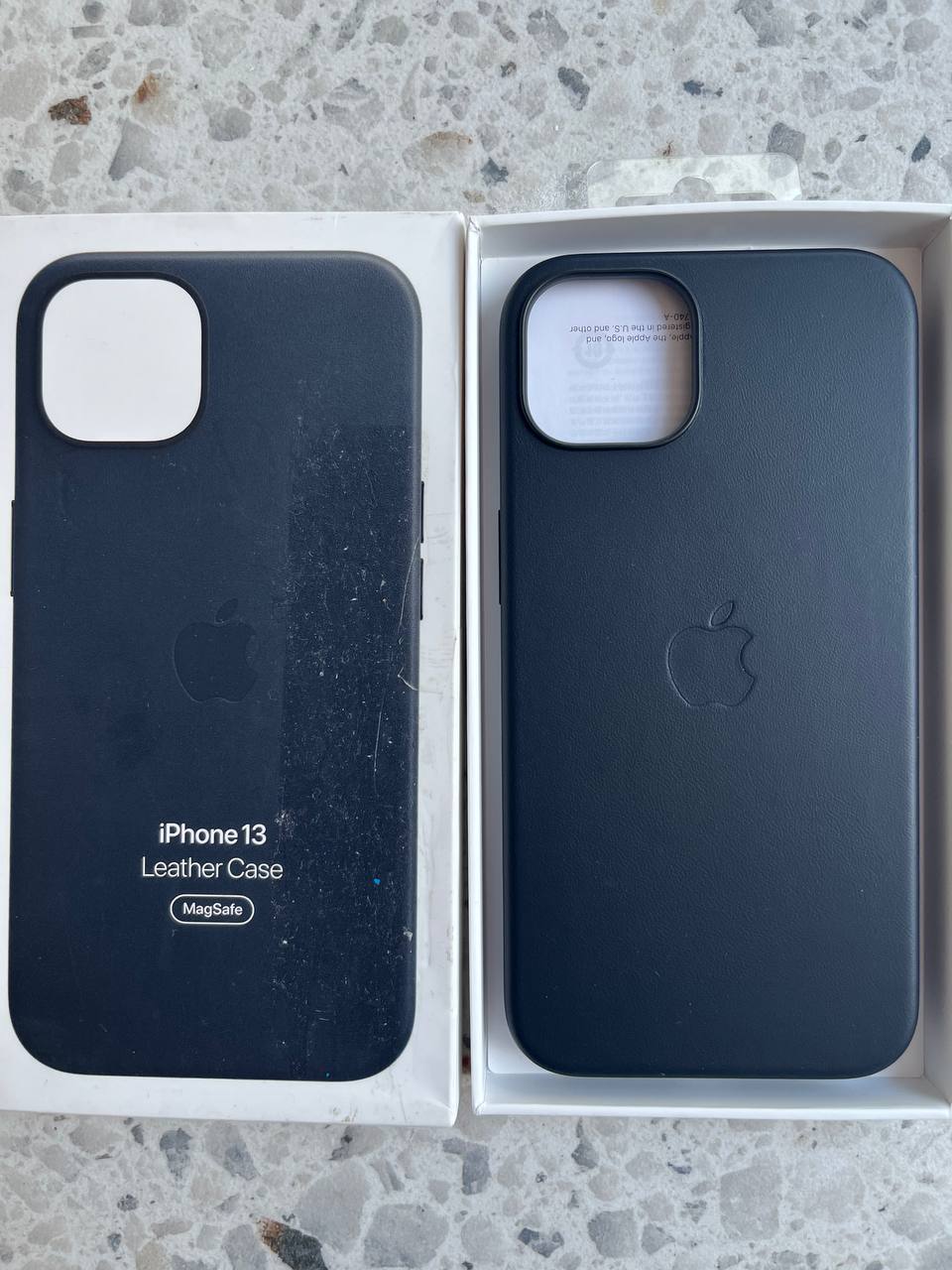 Оригинальный кожаный чехол на iPhone 13