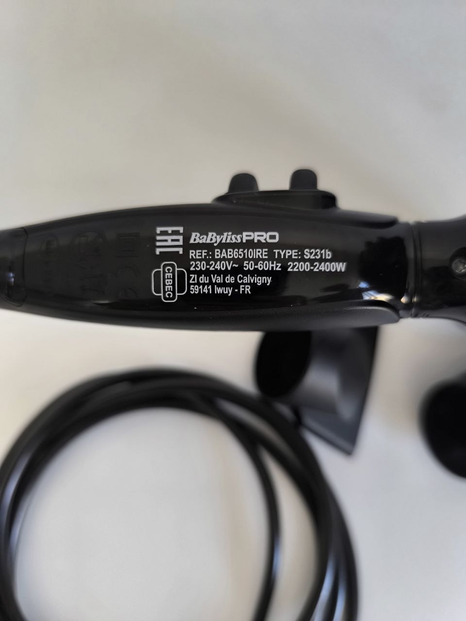 Профессиональный фен BaByliss PRO Caruso Ionic