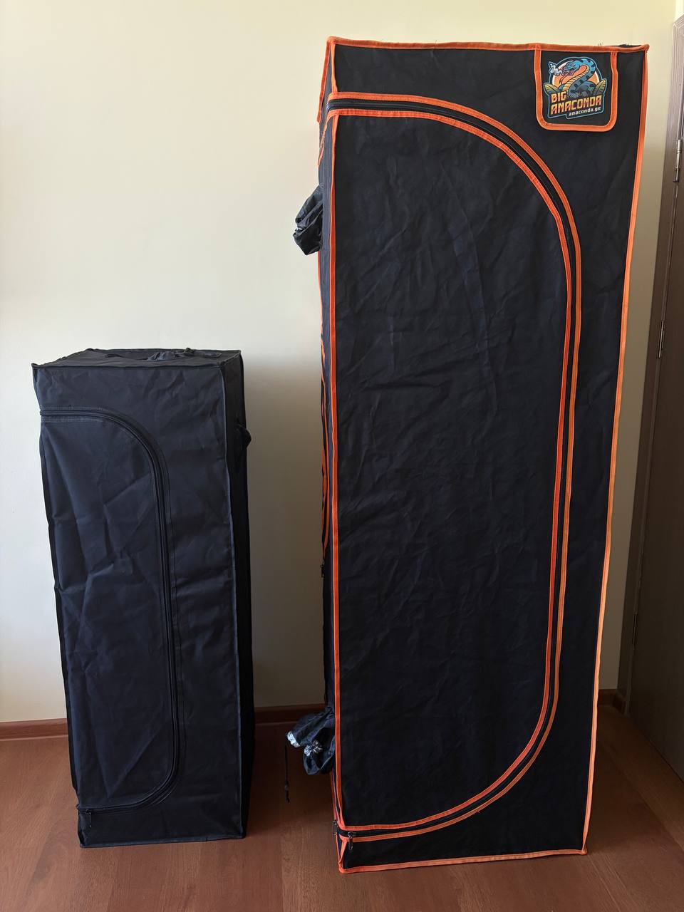 Гроубокс (grow tent) 60x60x180 и 40x40x120, 2 шт