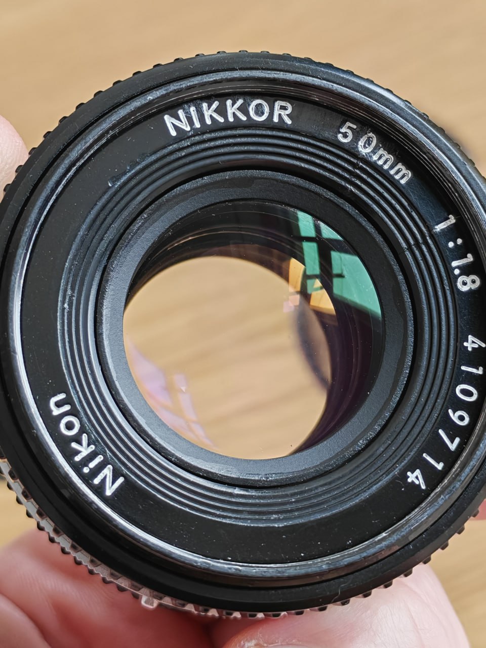 Плёночный фотоаппарат Nikon FM с объективом Nikkor AI-S 50mm F1.8