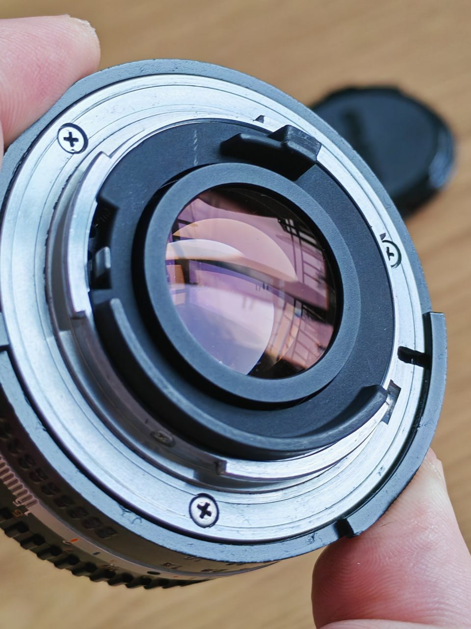 Плёночный фотоаппарат Nikon FM с объективом Nikkor AI-S 50mm F1.8