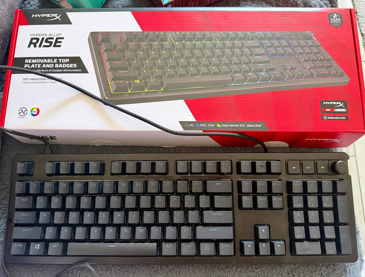 Игровая клавиатура HyperX Alloy Rise