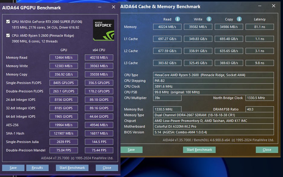 Системный блок Ryzen 5 2600, RTX 2060 Super, 16GB DDR4, SSD 512GB