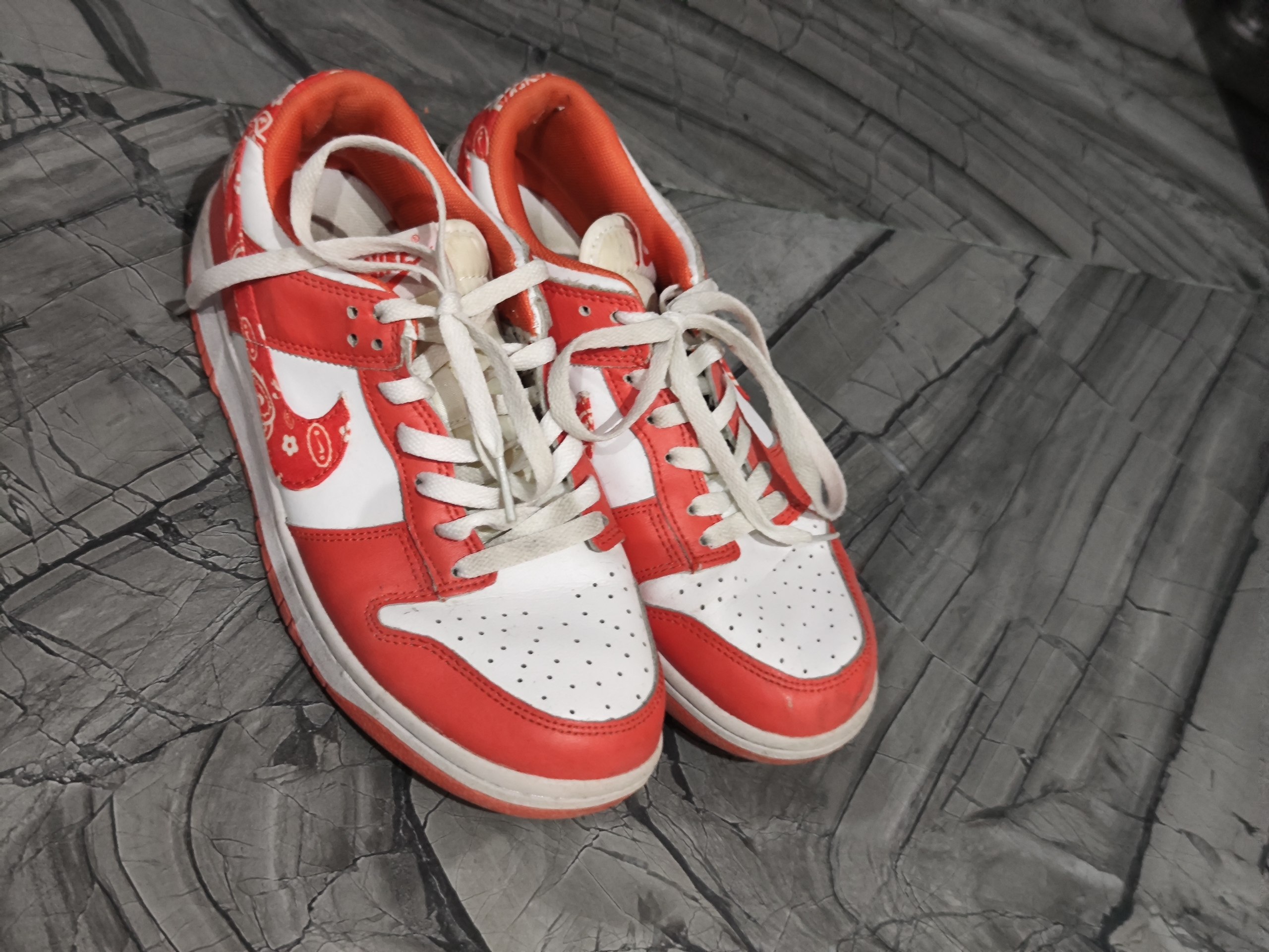 Кроссовки Nike Dunk Low Orange Paisley