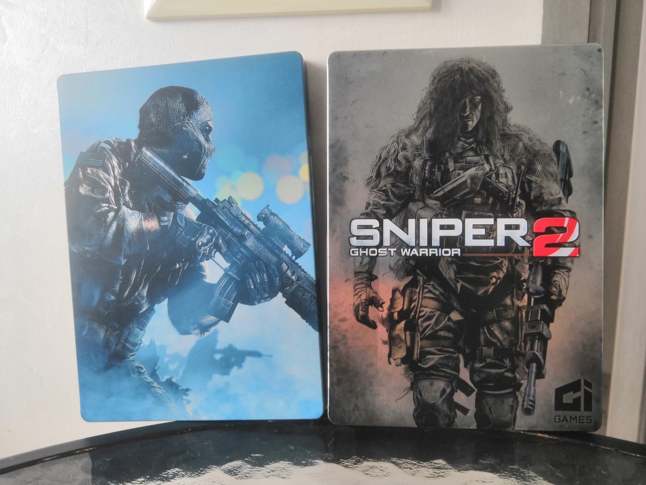 Железные боксы для игр Sniper 2 + Call of Duty Ghost (коллекционные издания)