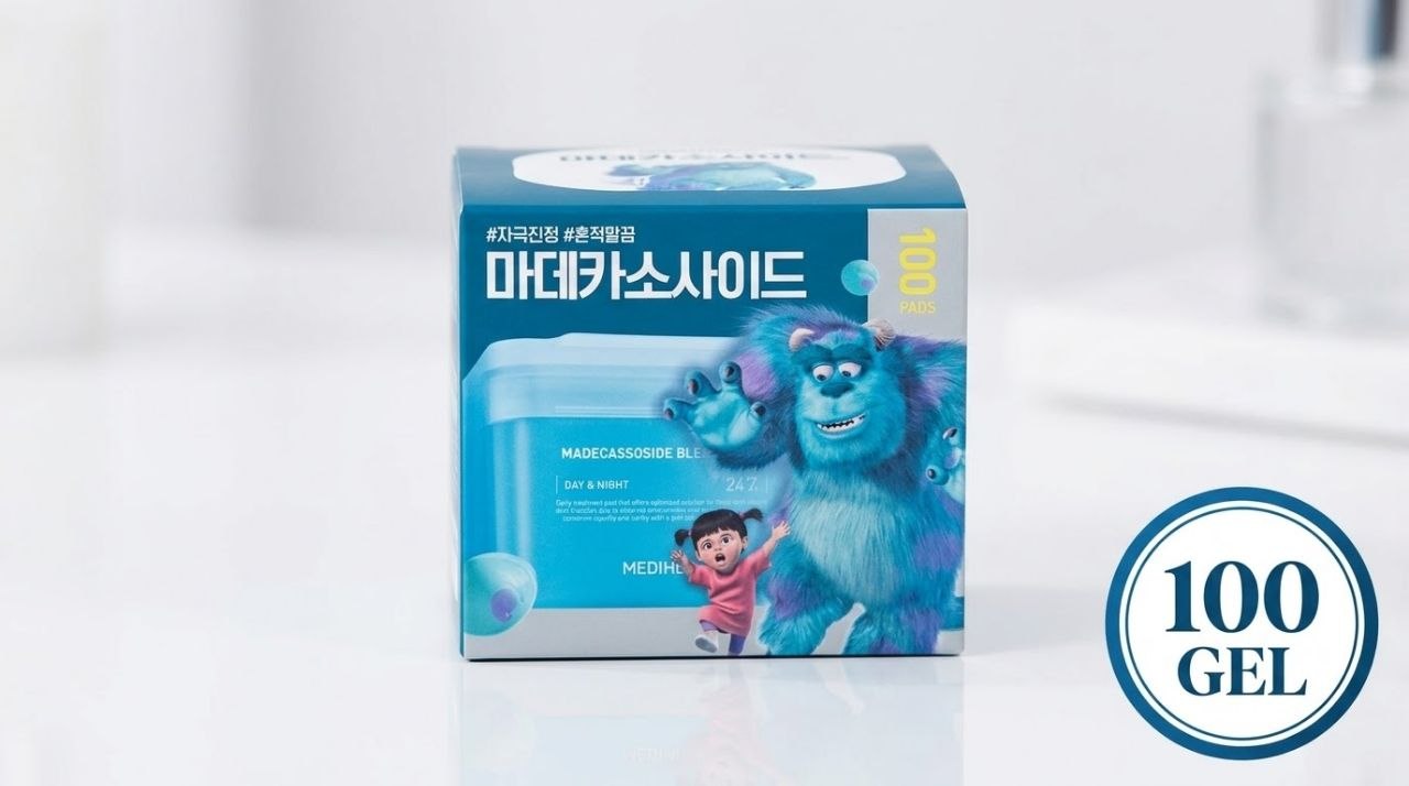 Mediheal Madecassoside Blemish Pad (лимитка Monsters, Inc.) 100 шт