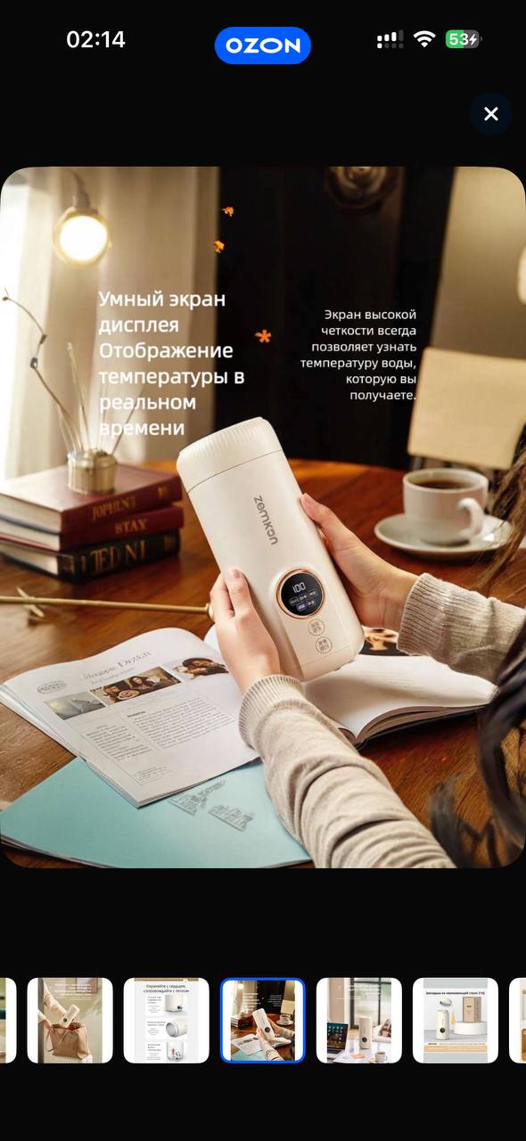 Термос с регулировкой температуры