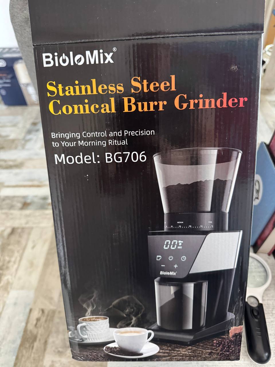 Жерновая кофемолка BioloMix