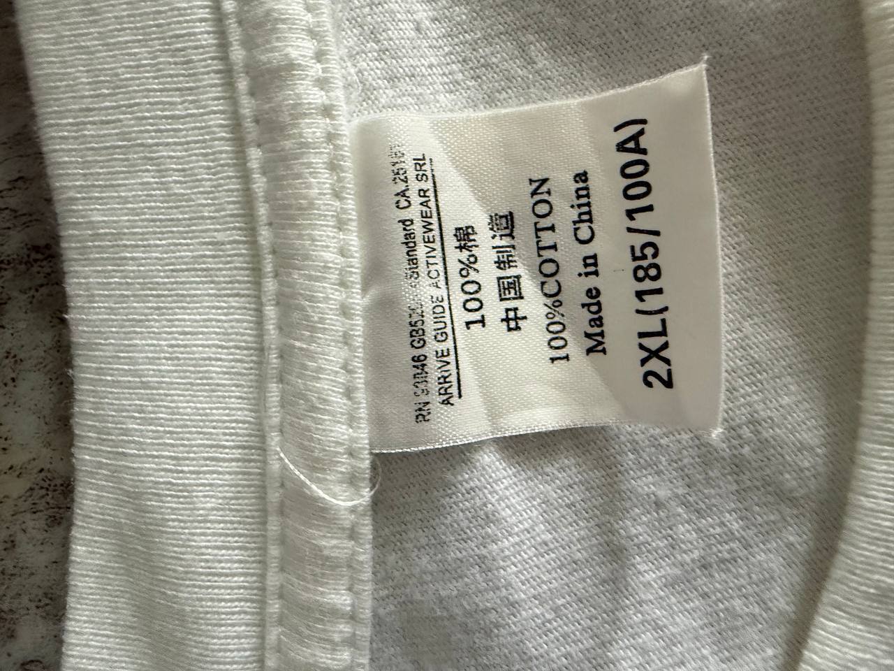 Белая футболка с принтом девушки со штангой, 2XL