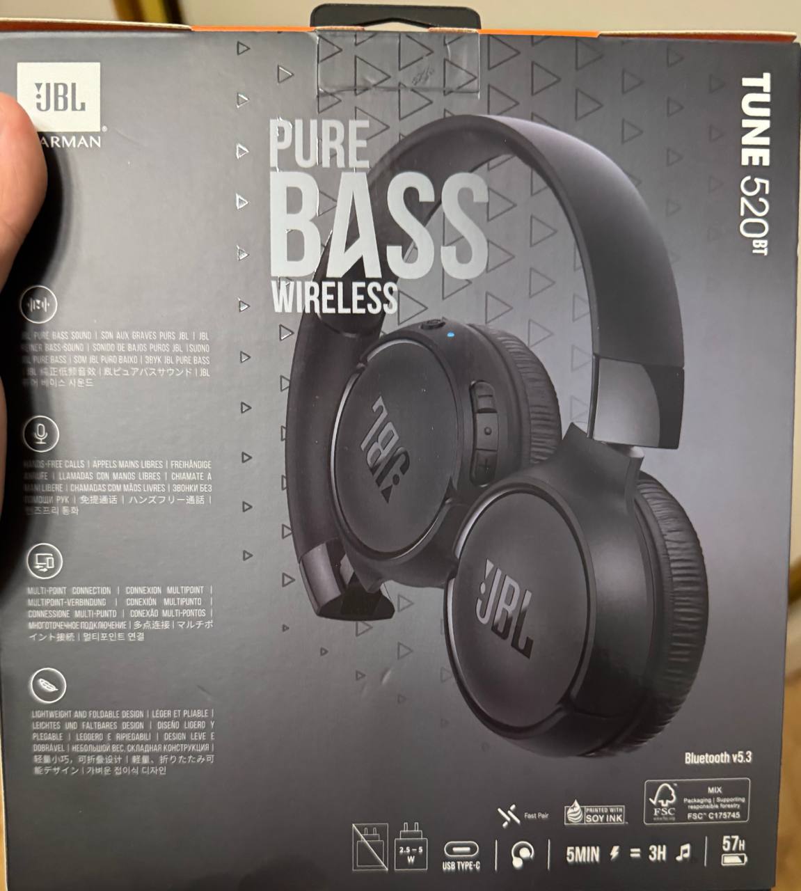 Наушники JBL BT520