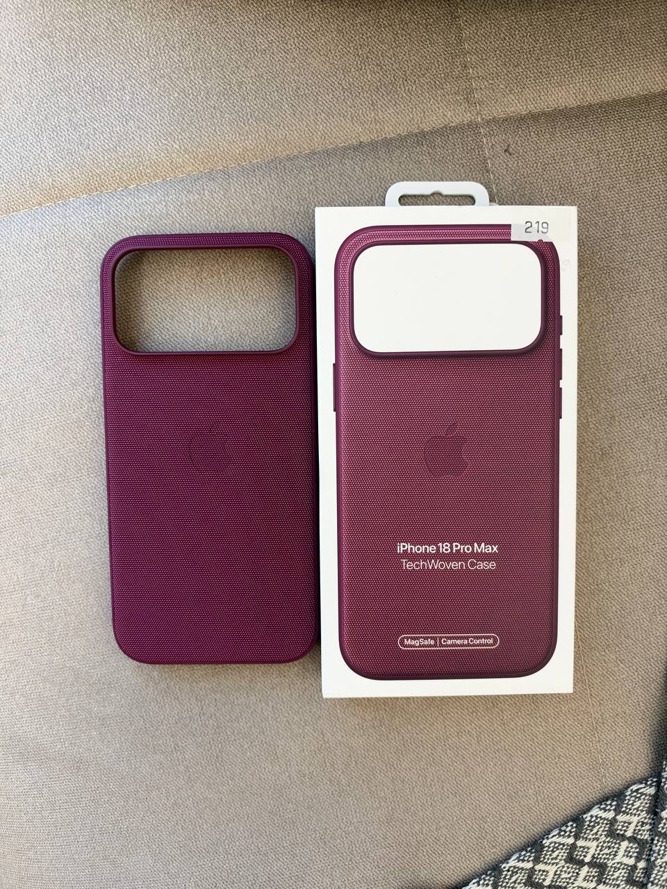 Чехол TechWoven Mulberry для iPhone 18 Pro Max