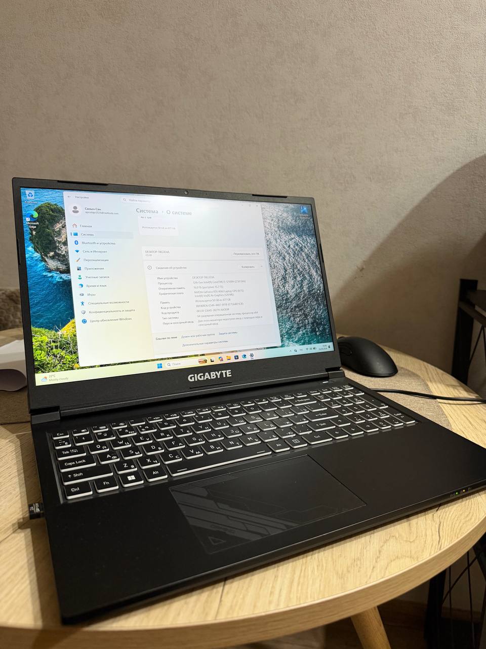 Игровой ноутбук Gigabyte G5 KF (i5-12500H, RTX 4060, 16GB, 512GB)