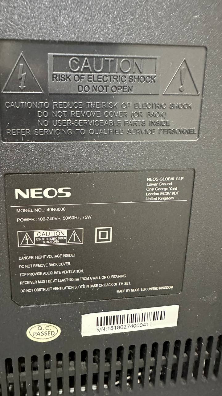 Телевизор NEOS 40" Smart TV Full HD