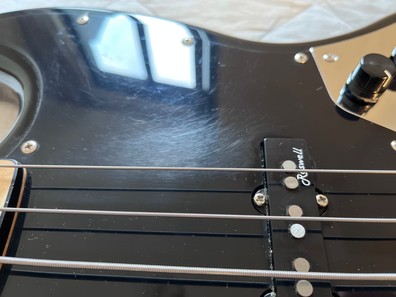 Бас-гитара Harley Benton JB-75MN Black Vintage Series