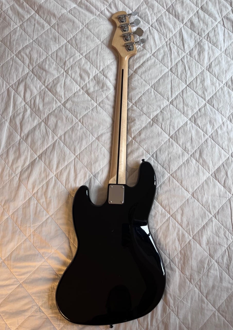 Бас-гитара Harley Benton JB-75MN Black Vintage Series