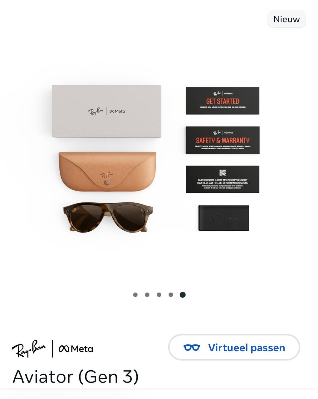Умные очки Ray-Ban Aviator Meta (Gen 3)