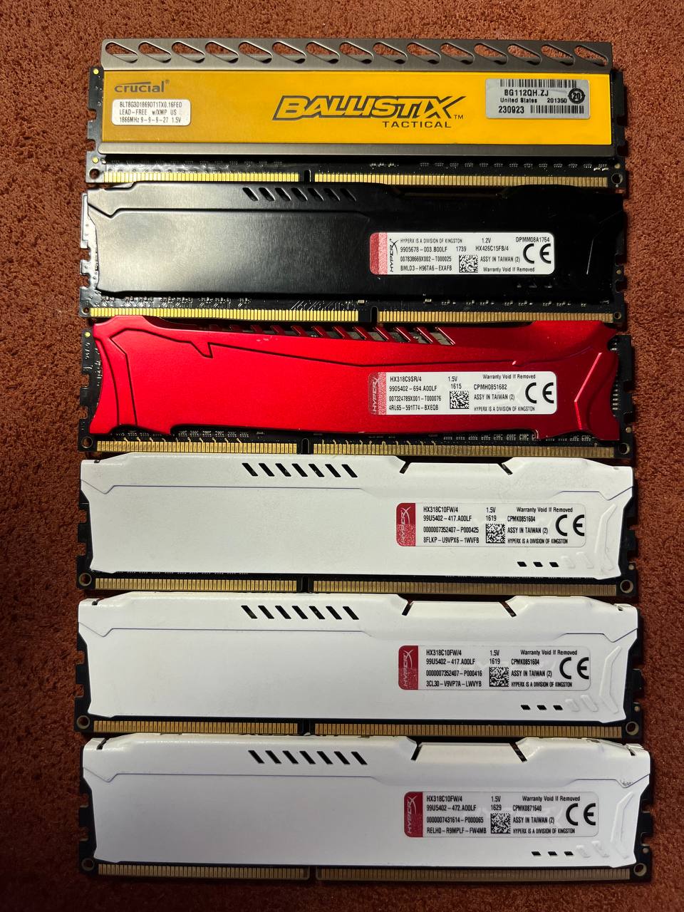 Kingston HyperX FURY White DDR3 4GB 1866MHz CL10