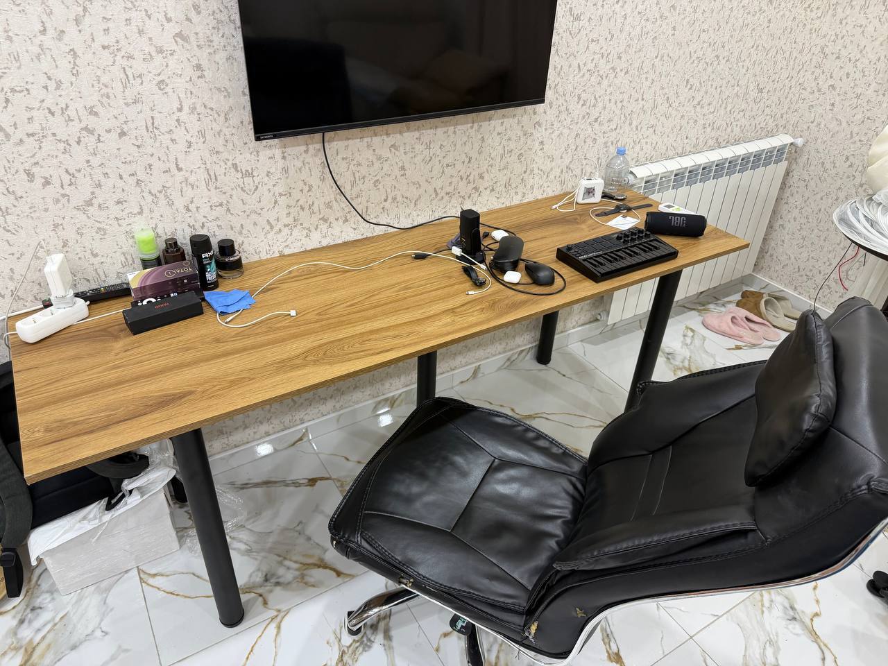 Стол 200х60 см с креслом