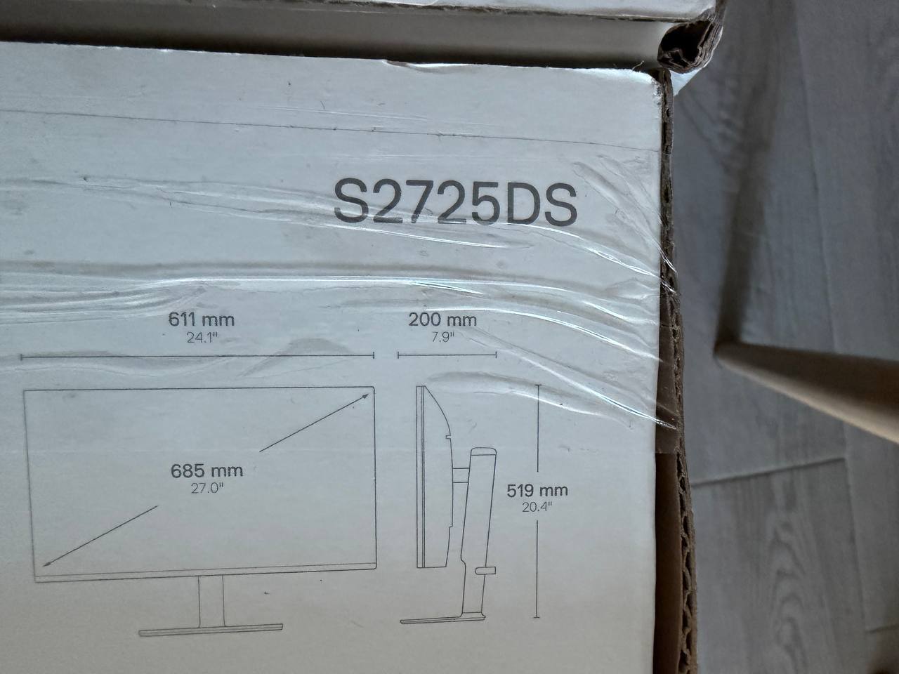 Монитор Dell S2725DC 27" QHD 144Hz USB-C