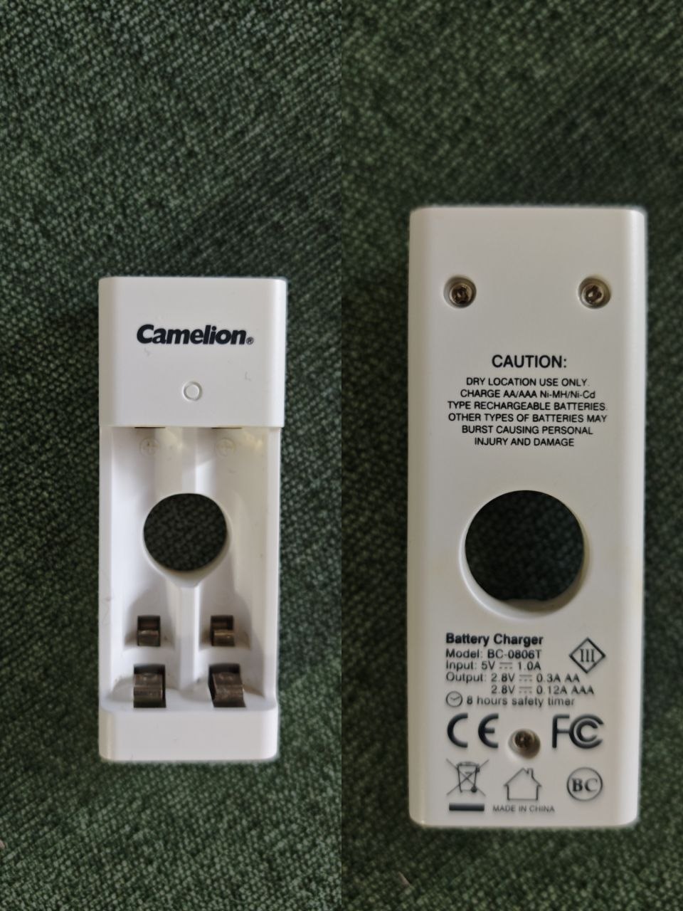 Зарядное устройство для батареек Camellion