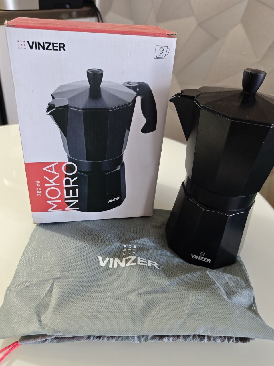 Кофеварка (мока) Vinzer на 9 чашек