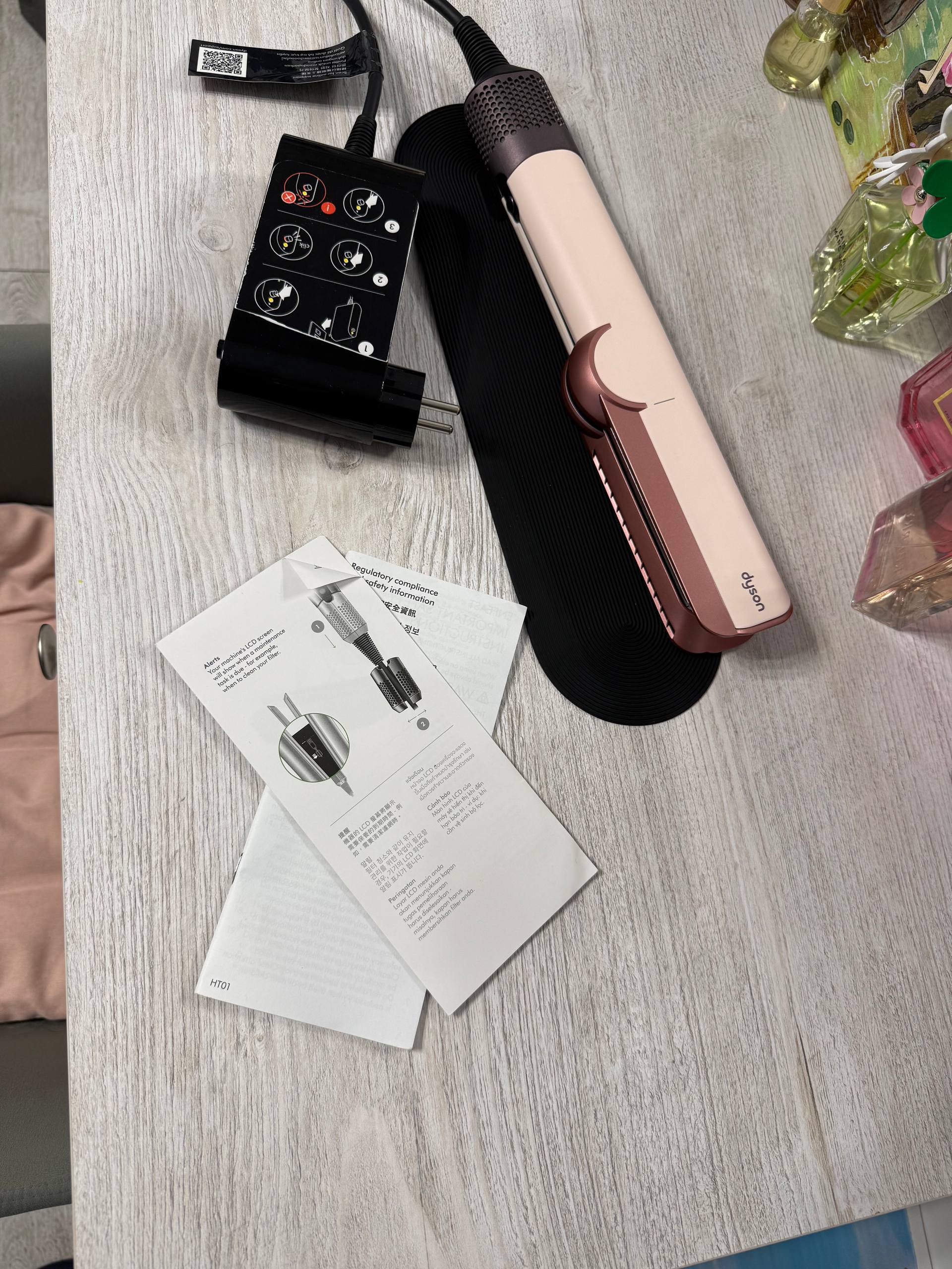 Dyson Airstrait HT01 Pink/Rose Gold (фен, выравниватель, плойка)