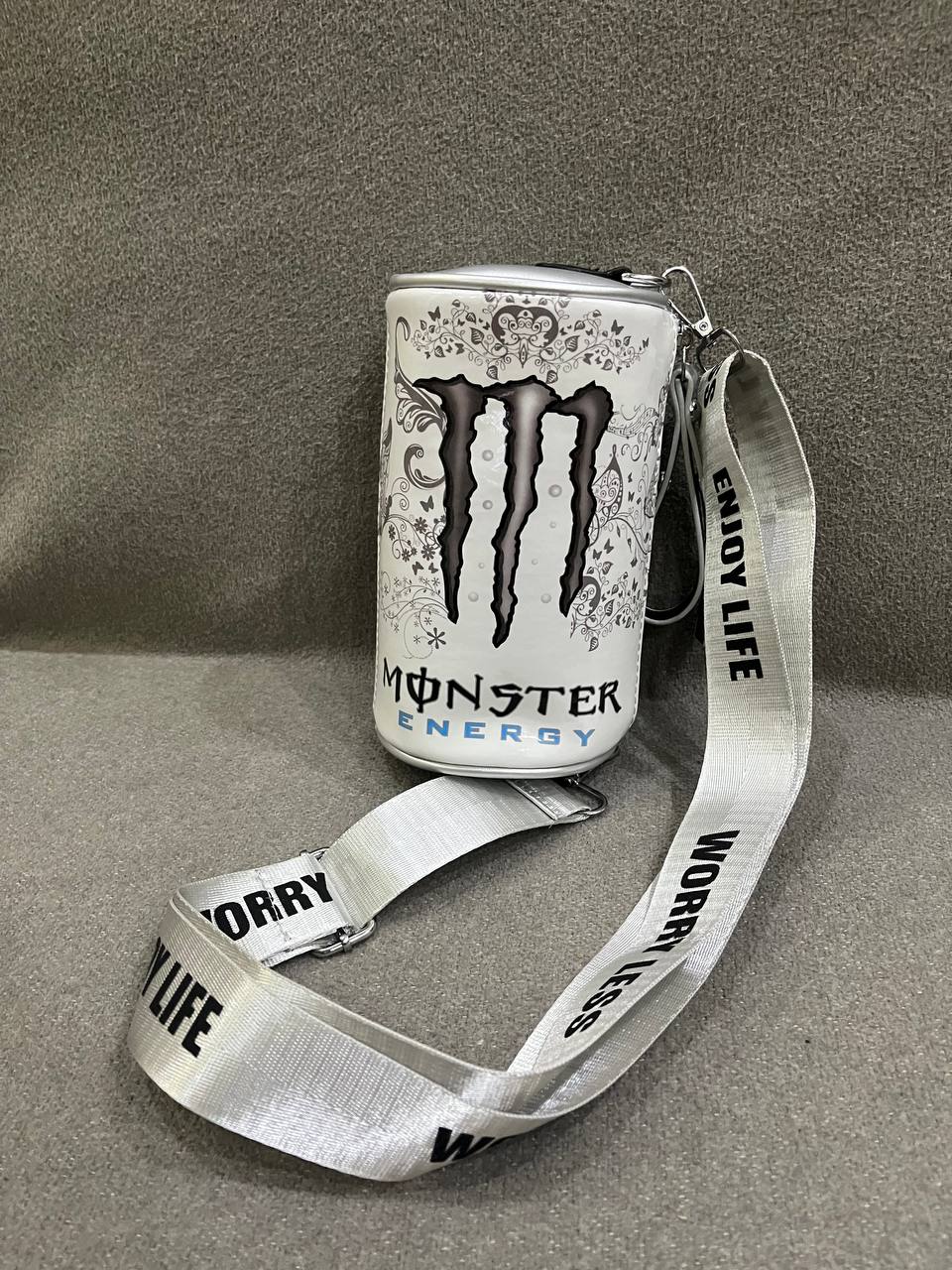 Сумочка Monster Energy на молнии с длинным ремешком