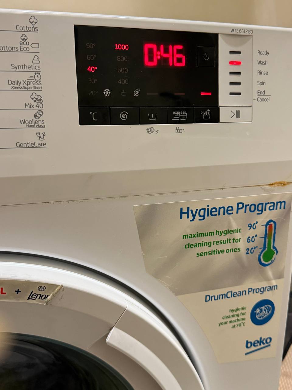 Стиральная машина Beko WTE6512B0, 1-6 кг