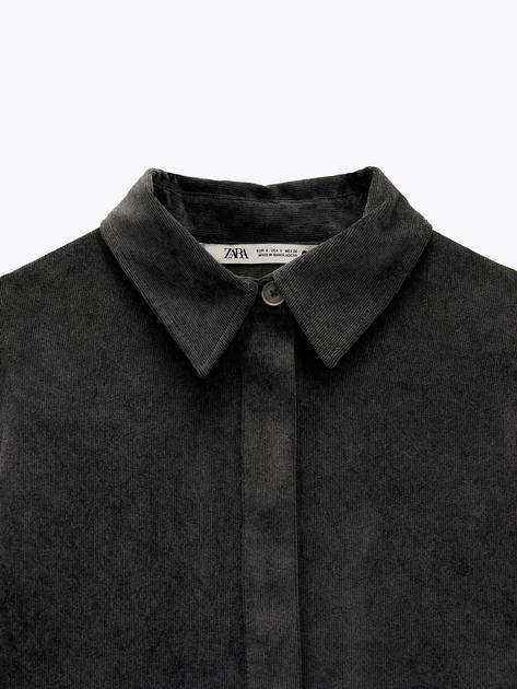 Вельветовая рубашка Zara, размер S