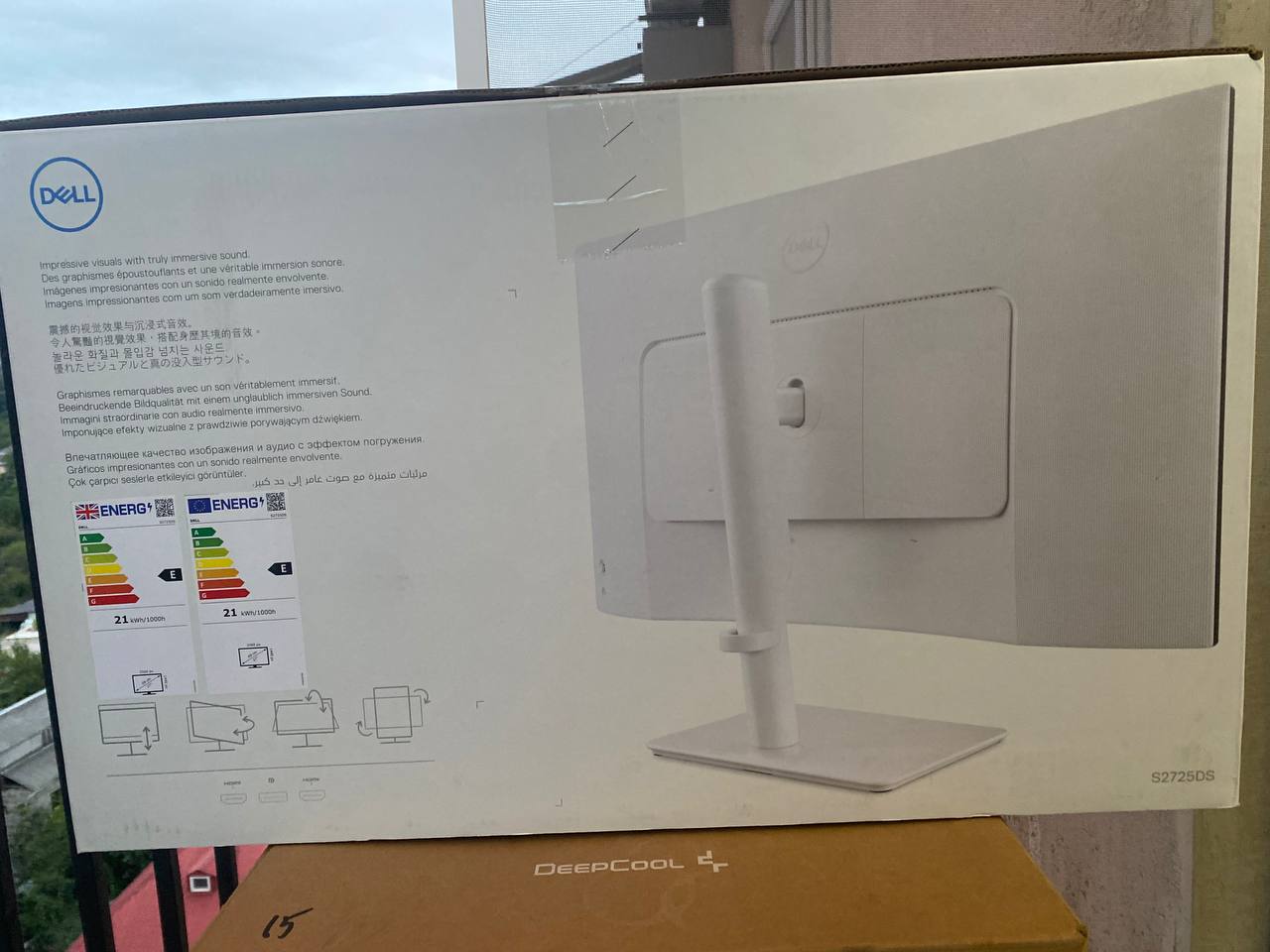Монитор Dell S2725DC 27" QHD 144Hz USB-C
