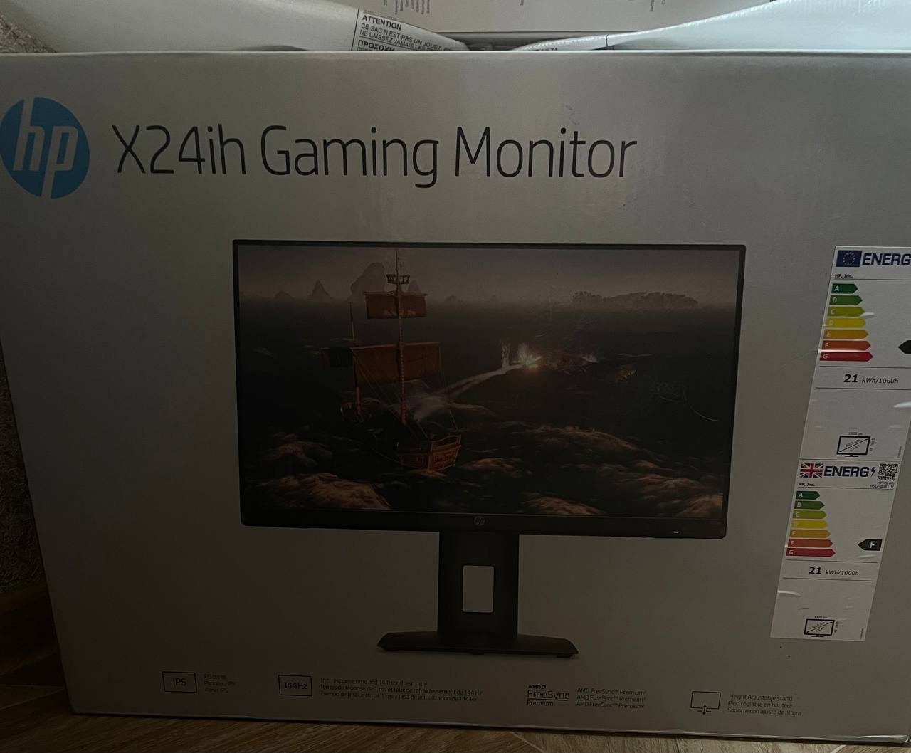 Монитор HP x24ih Gaming 1080p 144Hz