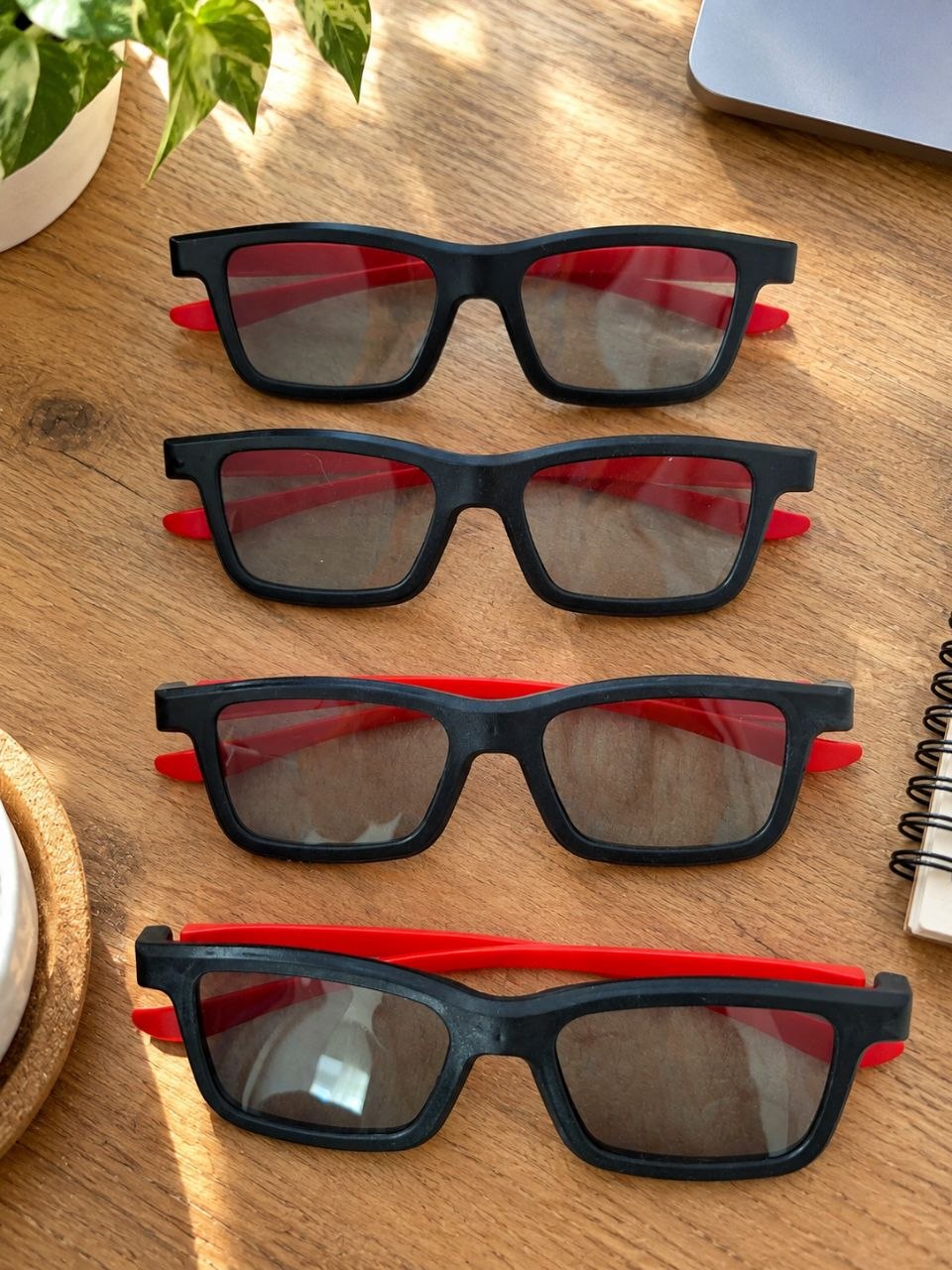 3D очки, 4 штуки