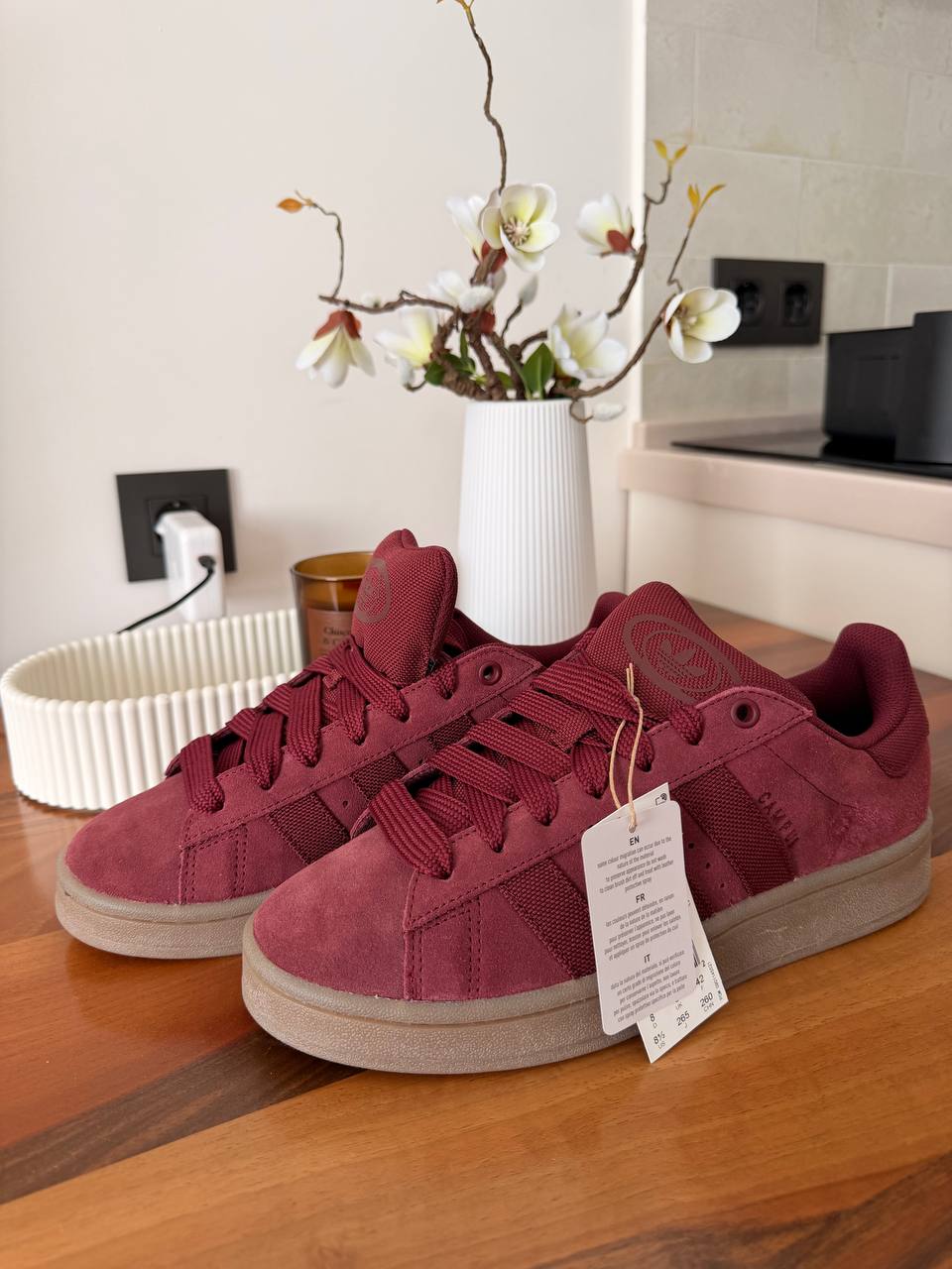 Adidas Campus Shadow Red / Gum, EU 42