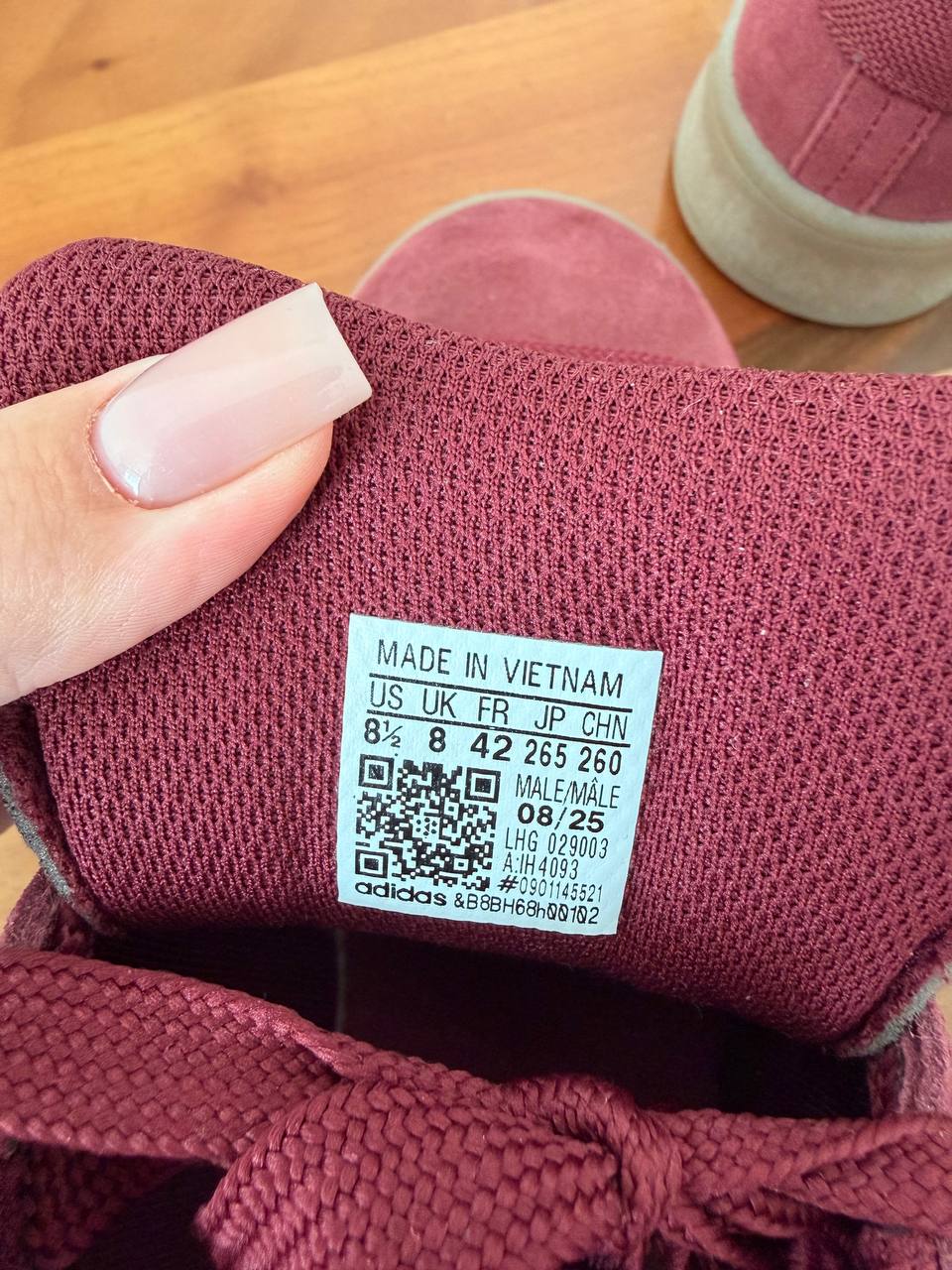Adidas Campus Shadow Red / Gum, EU 42
