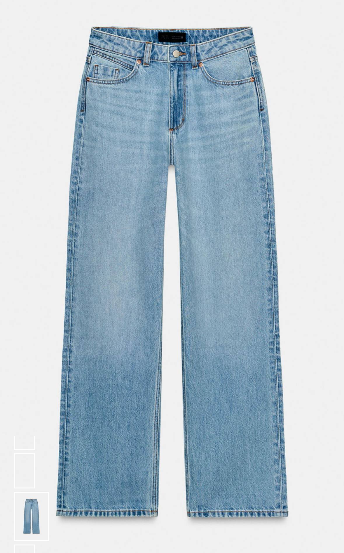 Джинсы Zara прямого кроя, размер 36 (S)