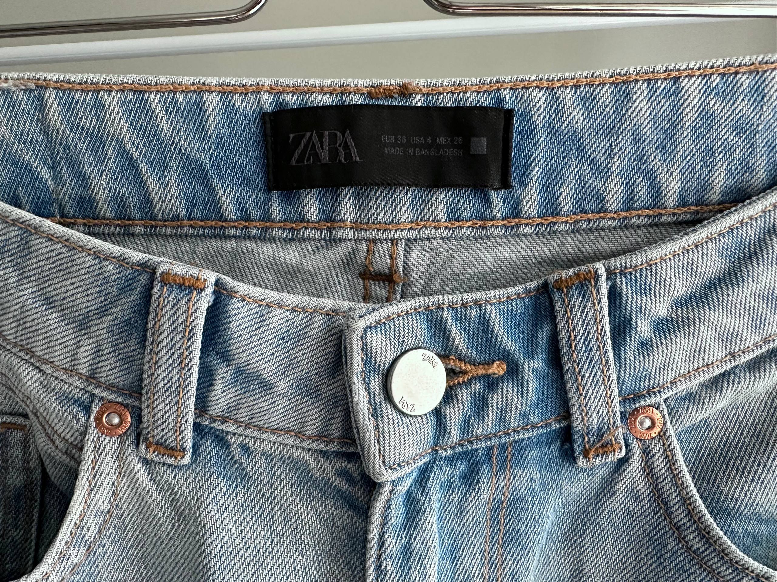Джинсы Zara прямого кроя, размер 36 (S)