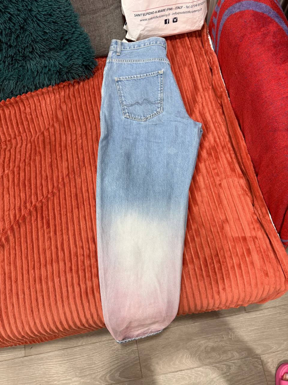 Джинсы Pepe Jeans укороченные, размер M