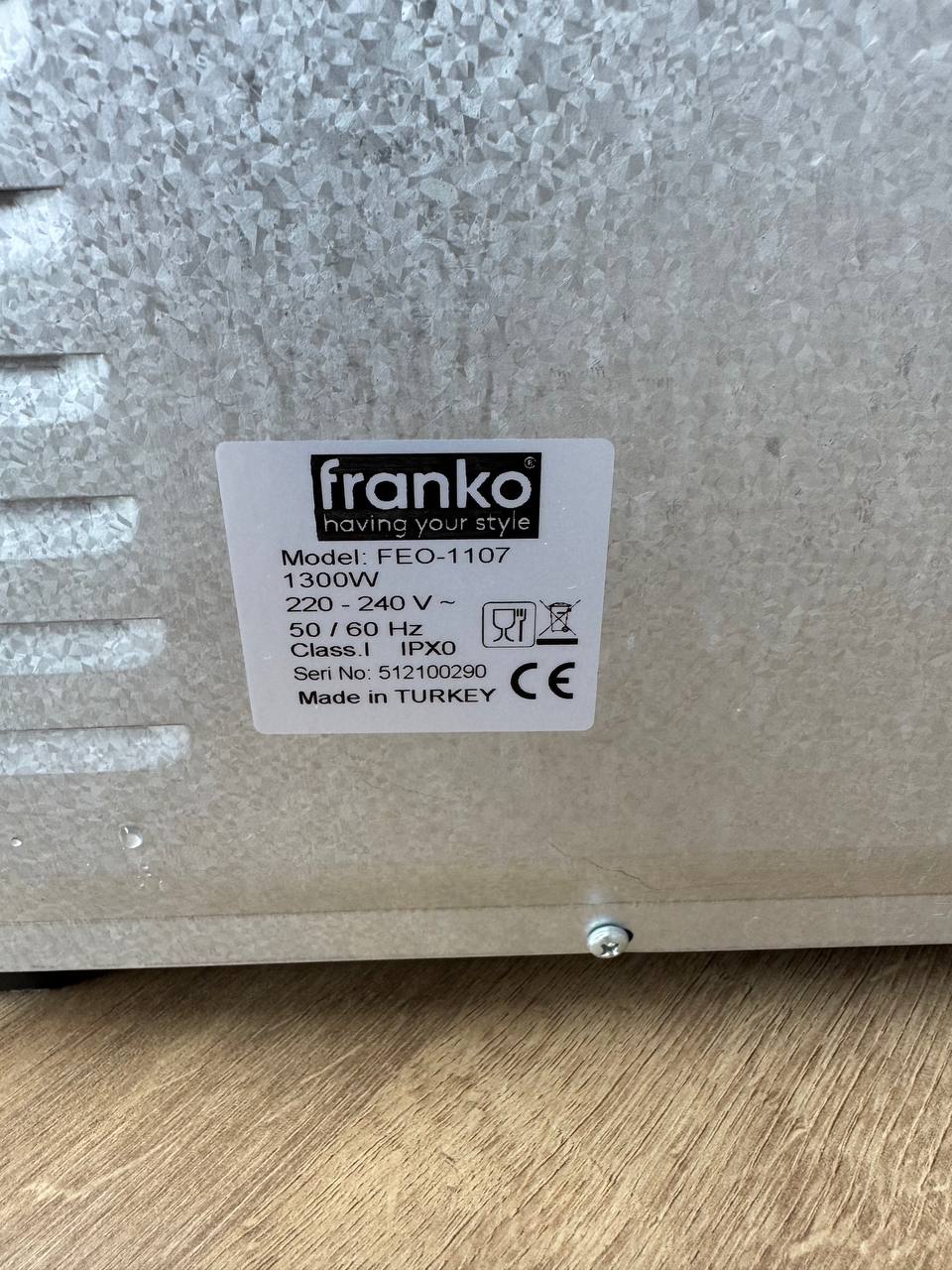 Мини-печь Franko FEO-1107, 40 л
